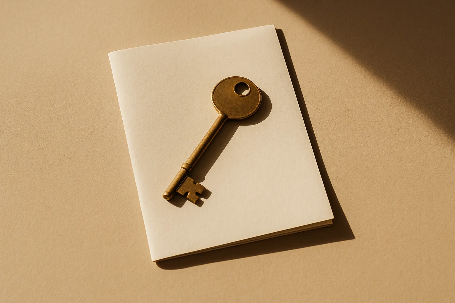 The point where money and keys change hands in a private sale